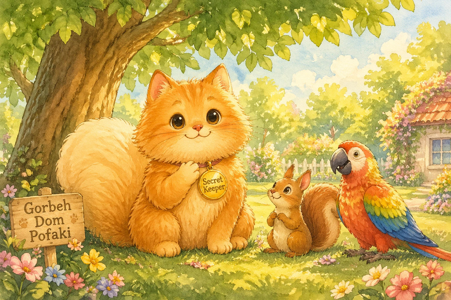 گربه‌دم‌پفکی و راز بزرگ